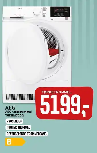 Skousen Aeg tørketrommel t6dbm720g tilbud