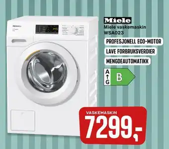 Skousen Miele vaskemaskin wsa023 tilbud