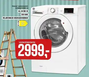Skousen Hoover vaskemaskin h3w4272de1-s tilbud