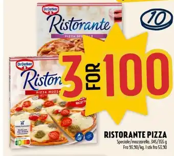 Coop Prix Ristorante Pizza tilbud