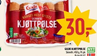 Coop Prix Gilde Kjøttpølse tilbud