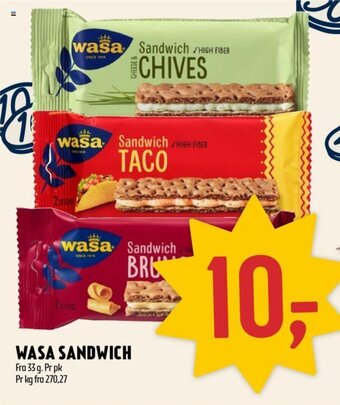 Coop Prix Wasa Sandwich tilbud