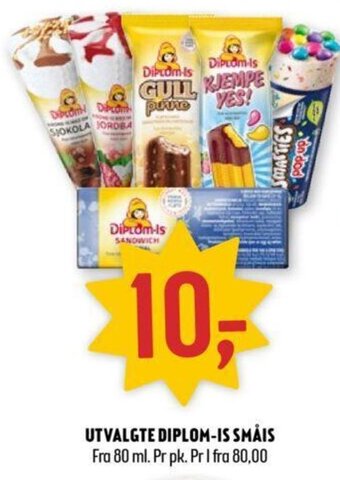 Coop Prix Utvalgte Diplom-Is Småis tilbud