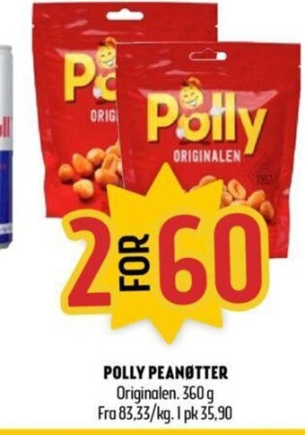Coop Prix Polly Peanøtter tilbud
