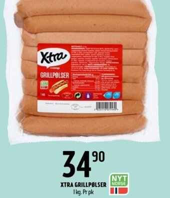 Coop Prix Xtra Grillpølser tilbud