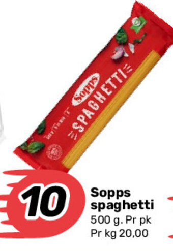 Matkroken Sopps Spaghetti tilbud