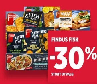 Meny Findus Fisk tilbud