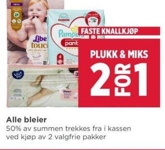 Meny Alle Bleier tilbud