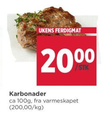 Meny Karbonader tilbud