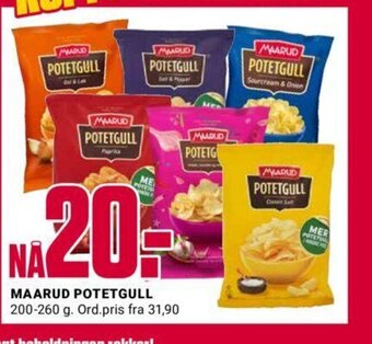 Europris Maarud Potetgull tilbud
