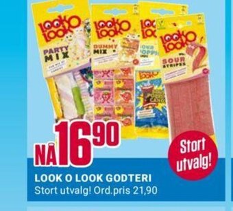 Europris Look O Look Godteri tilbud