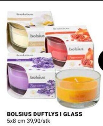 Europris Bolsius Duftlys I Glass tilbud