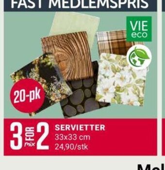 Europris Servietter tilbud