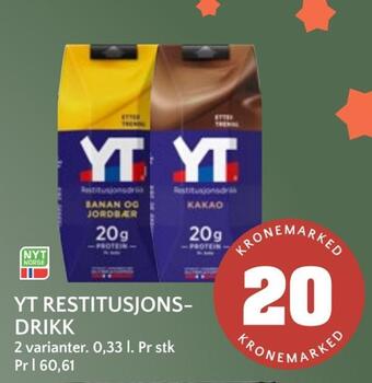 Coop Mega Yt restitusjonsdrikk tilbud