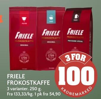 Coop Mega Friele frokostkaffe tilbud