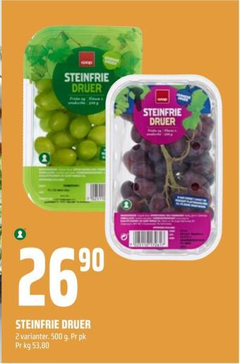 Coop Obs Steinfrie druer tilbud