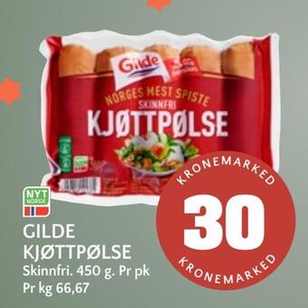 Coop Mega Gilde kjøttpølse tilbud