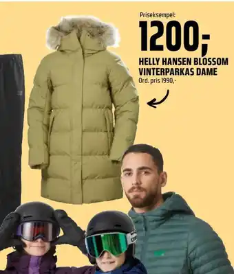 Coop Obs Helly hansen blossom vinterparkas dame tilbud