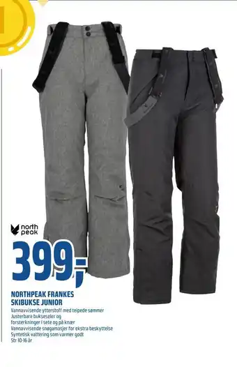 Coop Obs Northpeak frankes skibukse junior tilbud