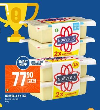 Coop Obs Norvegia 2 x 1 kg tilbud