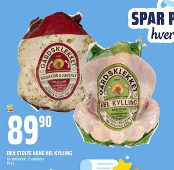 Coop Obs Den stolte hane hel kylling tilbud