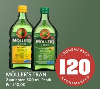 Coop Mega Möller's tran tilbud