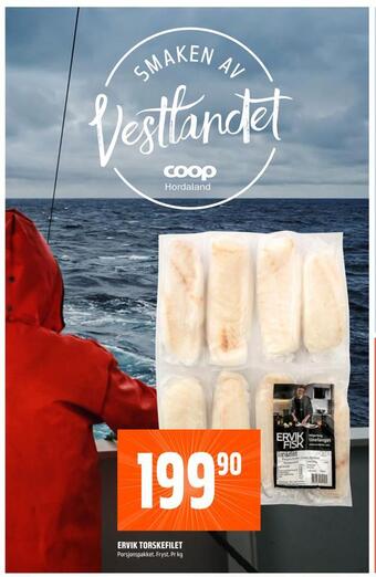 Coop Obs Ervik torskefilet tilbud
