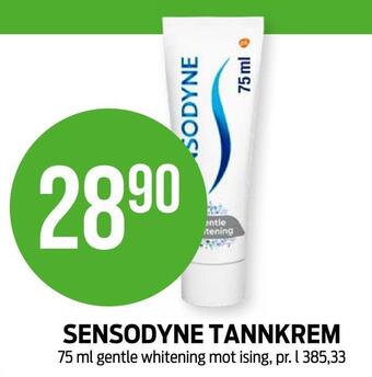 Kiwi Sensodyne tannkrem tilbud