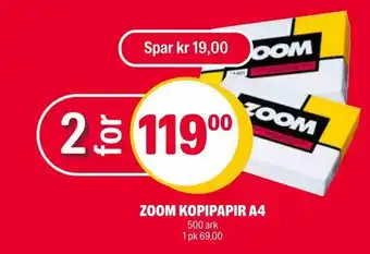 Coop Extra Zoom kopipapir a4 tilbud