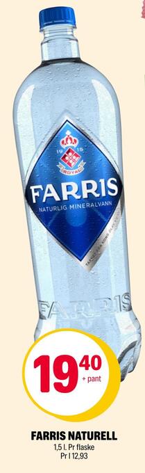 Coop Extra Farris naturell tilbud