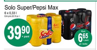 Joker Solo super/pepsi max tilbud