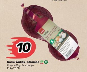 Coop Marked Norsk rødløk i strømpe tilbud