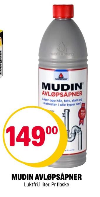 Coop Extra Mudin avløpsåpner tilbud