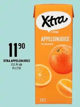 Coop Prix Xtra appelsinjuice tilbud