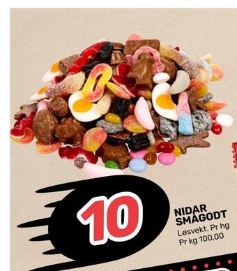 Coop Marked Nidar smågodt tilbud