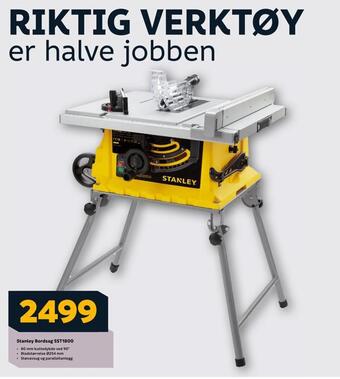 Megaflis Stanley bordsag sst1800 tilbud