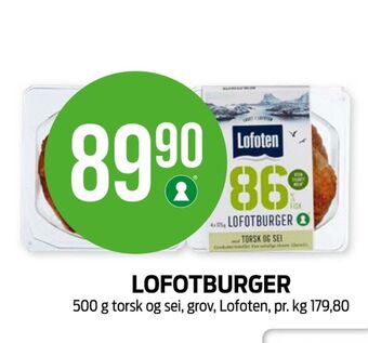 Kiwi Lofoten fiskeburger tilbud