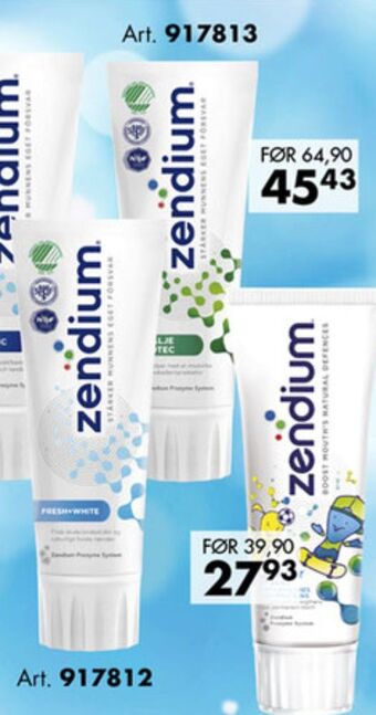 Sparkjøp Zendium tannkrem tilbud