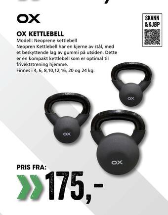 Sport Outlet Ox kettlebell tilbud