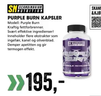 Purple burn kapsler