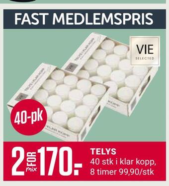 Europris Telys tilbud