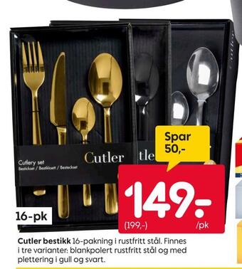 Rusta Cutler bestikk tilbud