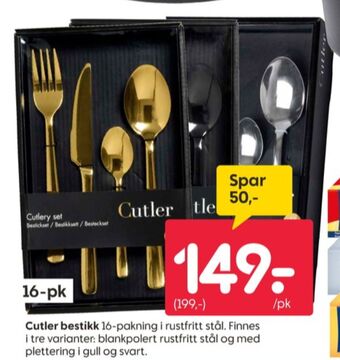 Rusta Cutler bestikk tilbud