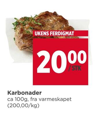 Meny Karbonader tilbud