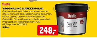 jem & fix Veggmaling kjøkken/bad tilbud
