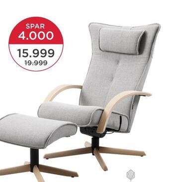 Møbelringen Delta motion wood std stol tilbud