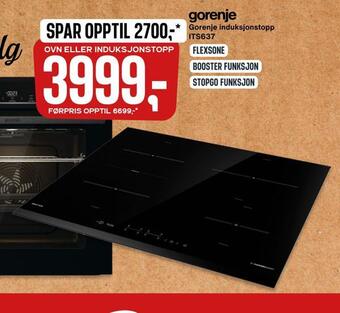 Skousen Gorenje induksjonstopp its637 tilbud