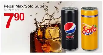 Spar Pepsi max/solo super tilbud
