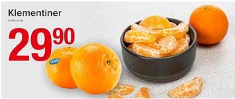 Spar Klementiner tilbud