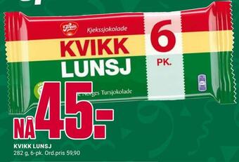 Europris Kvikk lunsj tilbud